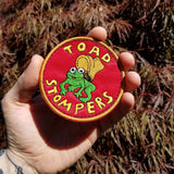 Toad Stompers movie reproduction embroidered patch from Hell Comes to Frogtown.