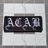 ACAB punk patch.