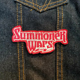 Embroidered patch of the board game Summoner Wars logo.