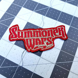 Embroidered patch of the board game Summoner Wars logo.