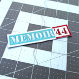 Memoir 44 boardgame logo embroidered patch.