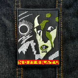 Embroidered patch of the movie poster for the classic silent horror film Nosferatu.