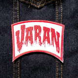 Embroidered patch for the classic Kaiju, or giant monster movie, Varan, the Unbelievable.