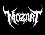 Death metal-inspired logo for the classical composer Mozart. Original design by ModBlackmoon.