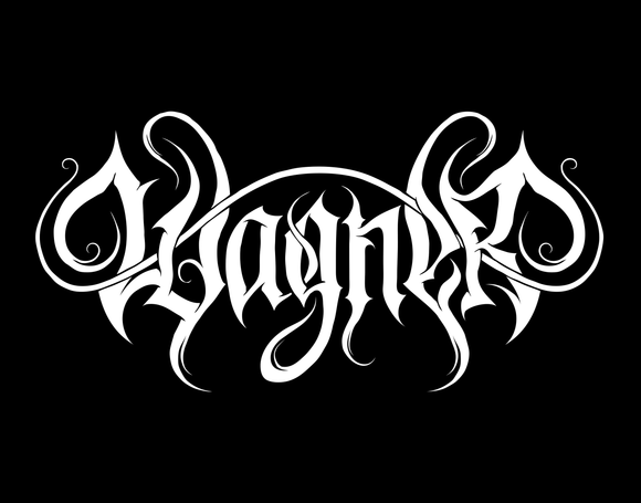 Heavy metal-style logo for the classical composer Richard Wagner. Original design by ModBlackmoon.