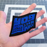 Embroidered patch for the classic Kaiju, or giant monster movie Yog, Monster from Space, also known as Space Amoeba.