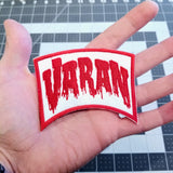 Embroidered patch for the classic Kaiju, or giant monster movie, Varan, the Unbelievable.