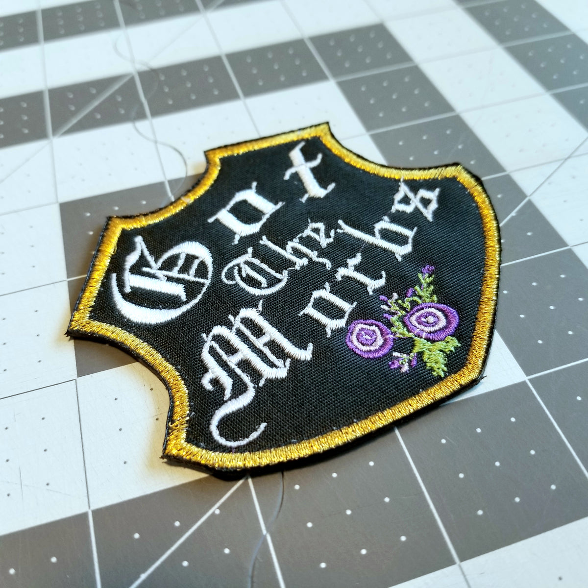 Goth is Life 3.5 inch Iron On/Sew On Patch – Thread By Dawn