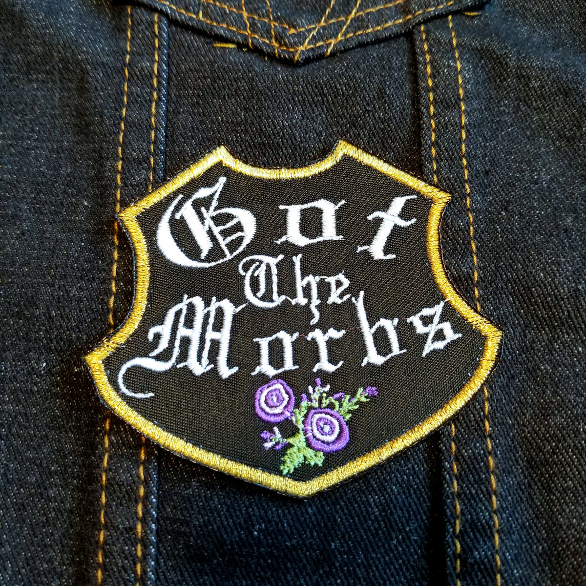 Goth is Life 3.5 inch Iron On/Sew On Patch – Thread By Dawn