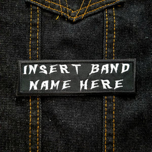 Wholesale heavy metal patches For Custom Made Clothes 
