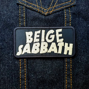 Beige Sabbath 4" inch Embroidered Patch