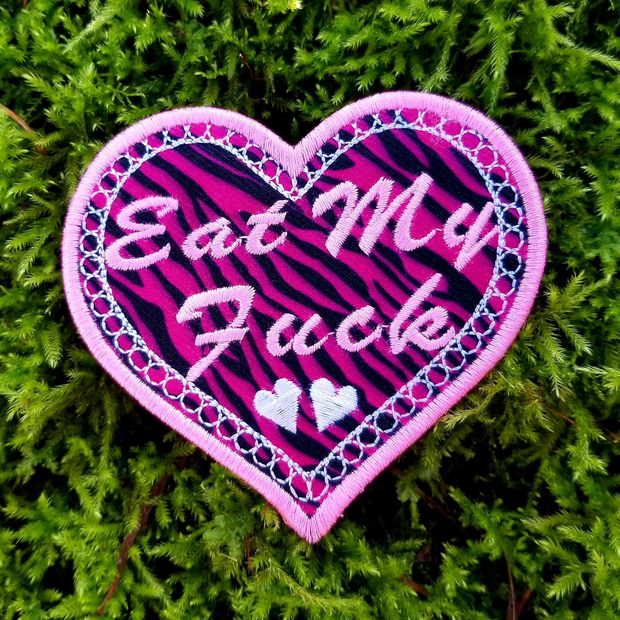 3-Pack Dark Pink Heart Iron-On Patches – Embroidered Fabric Appliques For Clothing & DIY (2.7x2.8 Inch)