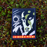 A rectangular embroidered patch of the movie poster for the classic silent horror film Nosferatu.