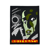 A rectangular embroidered patch of the movie poster for the classic silent horror film Nosferatu.