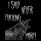 Graphic for Thread By Dawn's Edgar Allan Poe inspired Nevermore shirt.