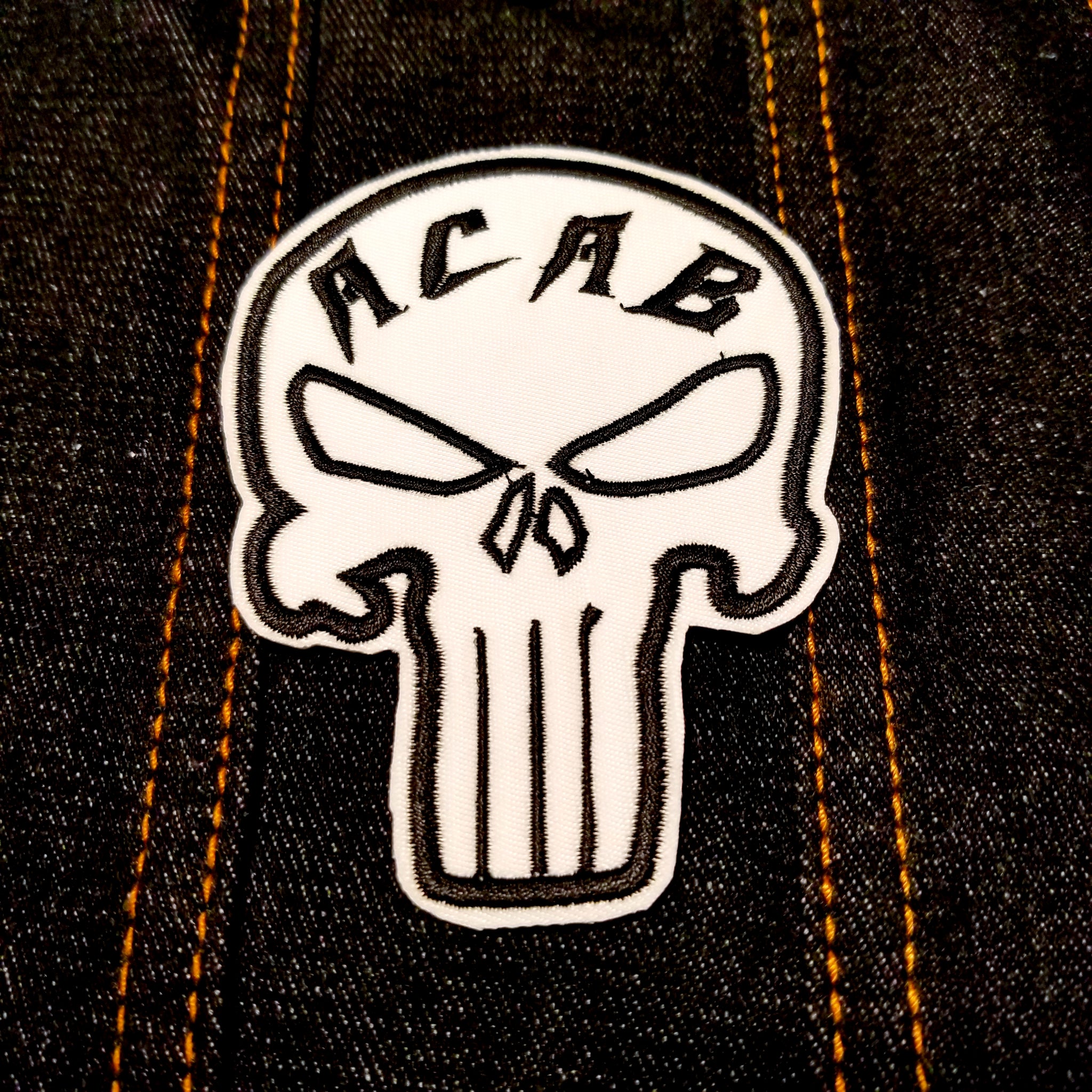 ACAB/1312 Punisher Symbol 4 Sew/Iron-on Embroidered Patch – Thread By Dawn
