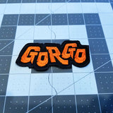 Gorgo, the classic UK giant monster movie, embroidered patch, measuring 3.75".