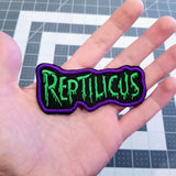 Reptilicus, the classic Danish giant monster (Kaiju) movie, embroidered patch.